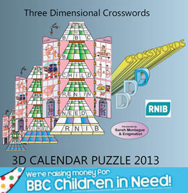 3D Calendar Puzzle 2013 - We're raising money for BBC Children in Need